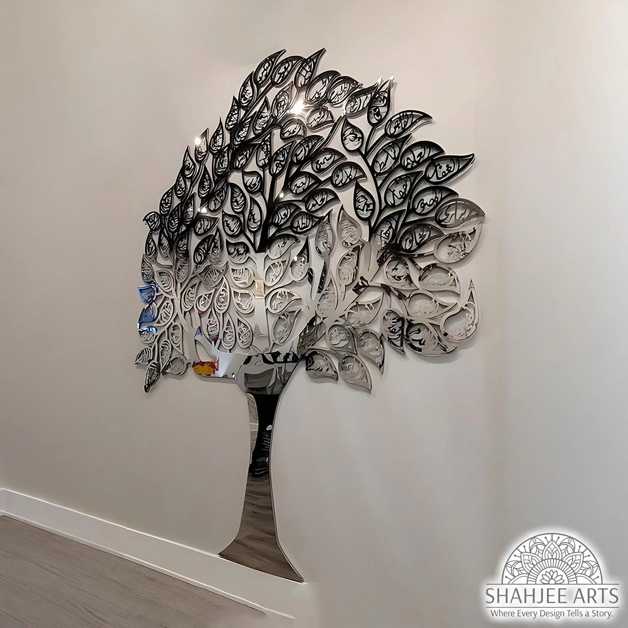 99 Names of Allah (Asma-ul-Husna) in a "Tree of Life" design.